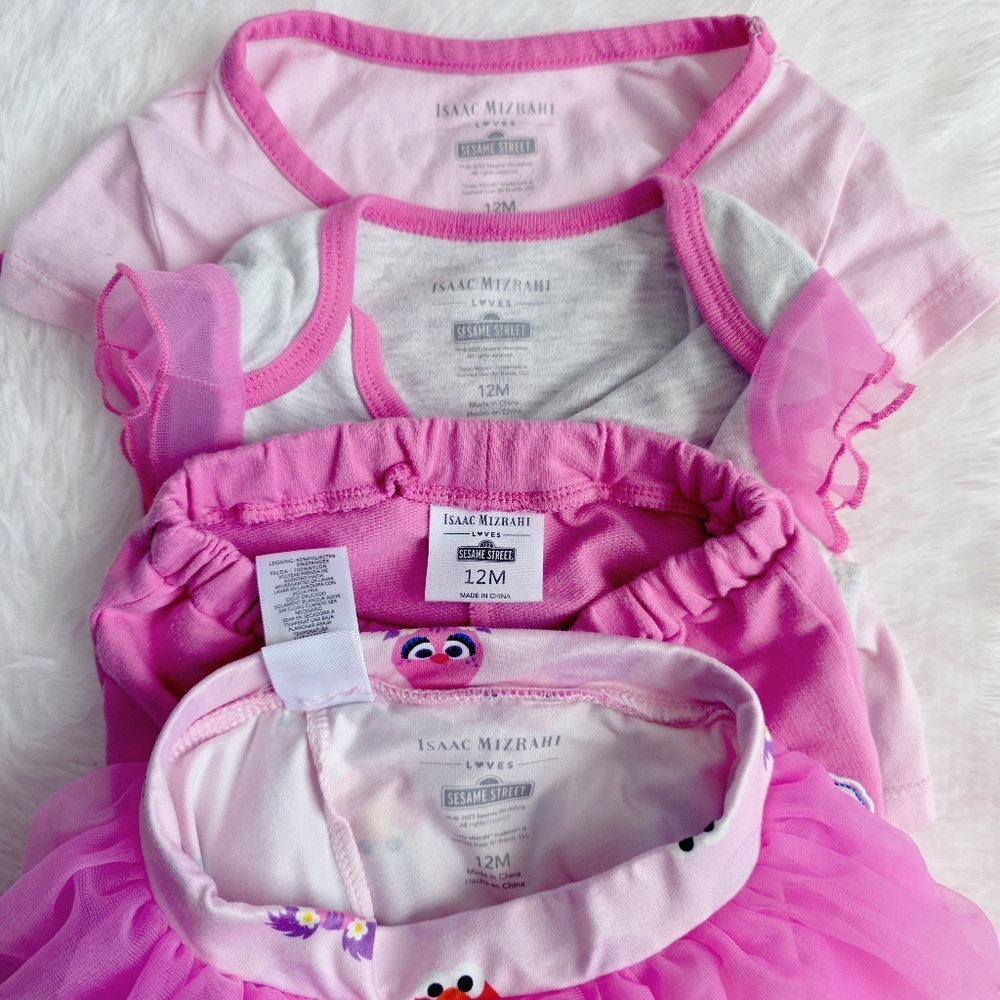 Sesame Street Baby Girls 4pc Set - Picture 7 of 7